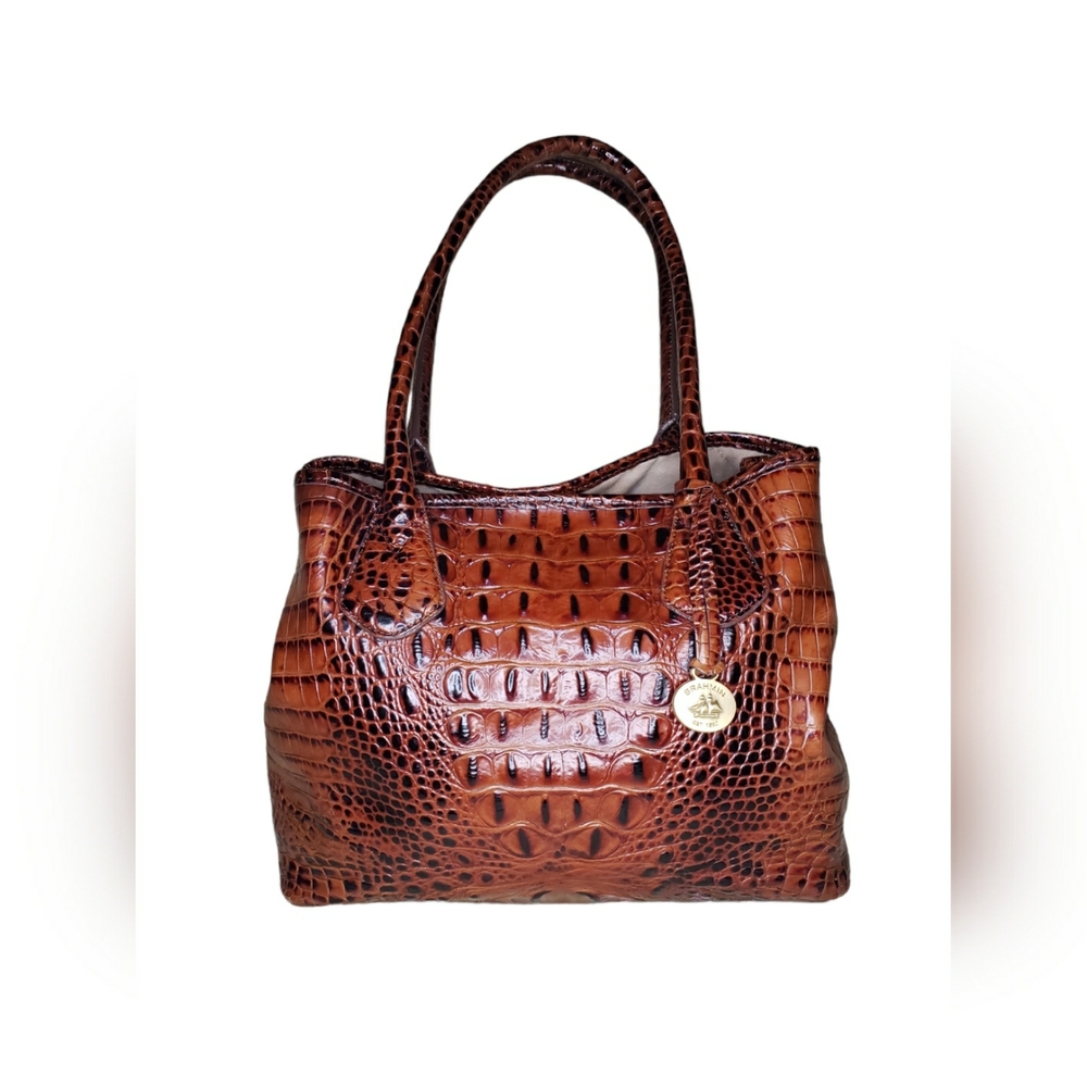 Vintage Brahmin Leather Shoulder Bag